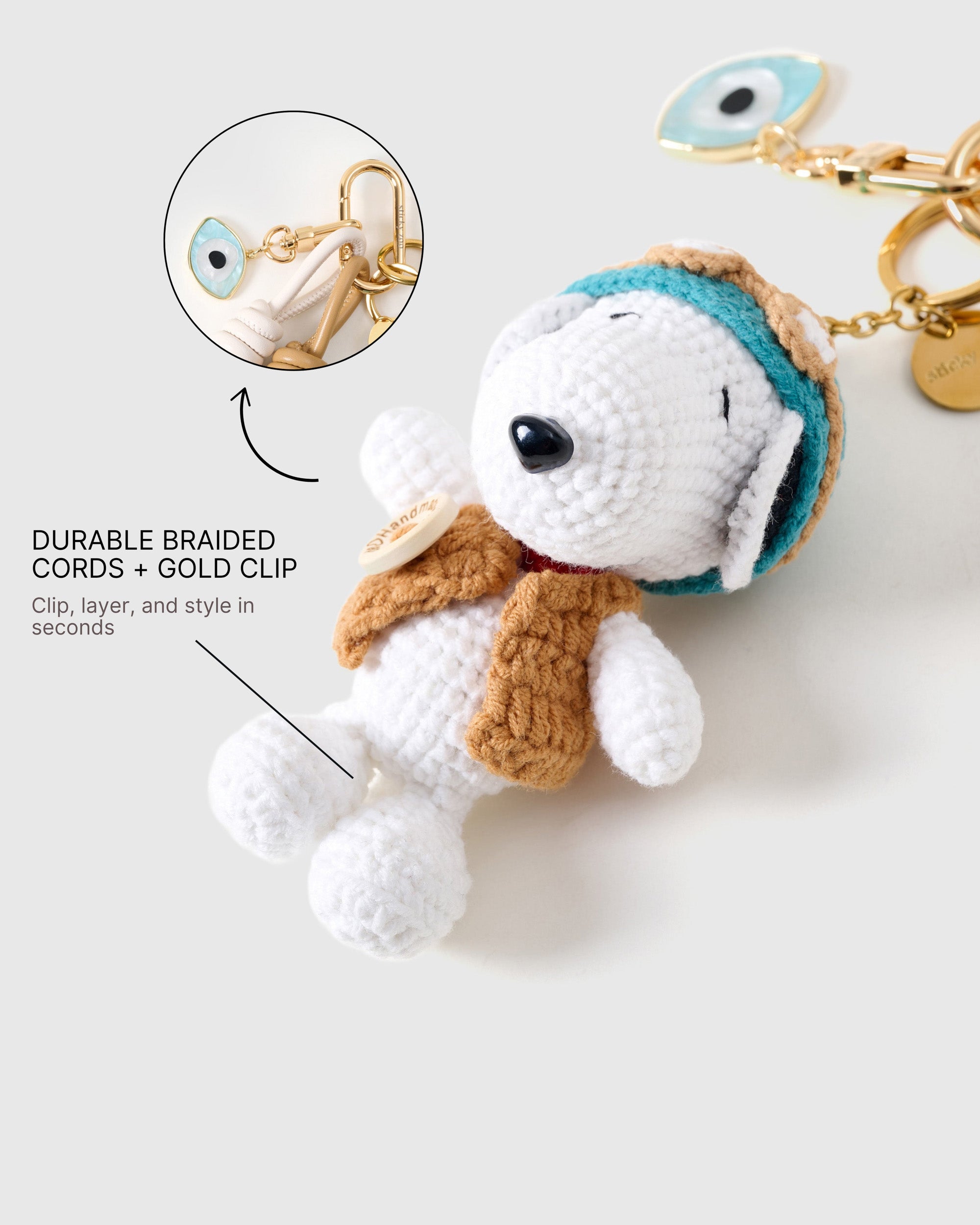 EVIL EYE STACK CHARM