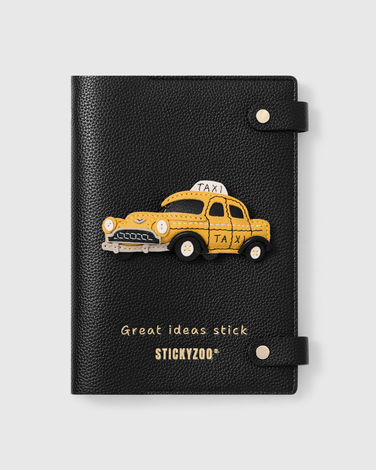 leather notebook New York Taxi – handmade gift for journaling