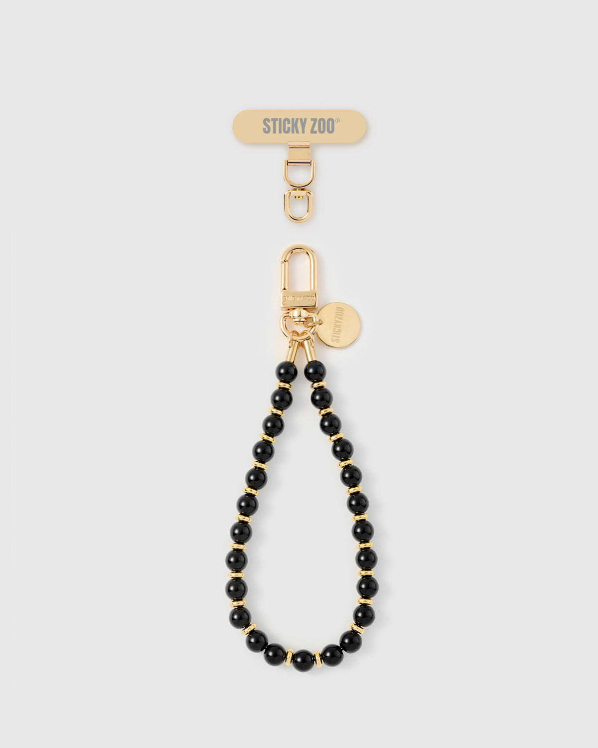 Phone Strap Black Bead Hands-Free – STICKY ZOO®