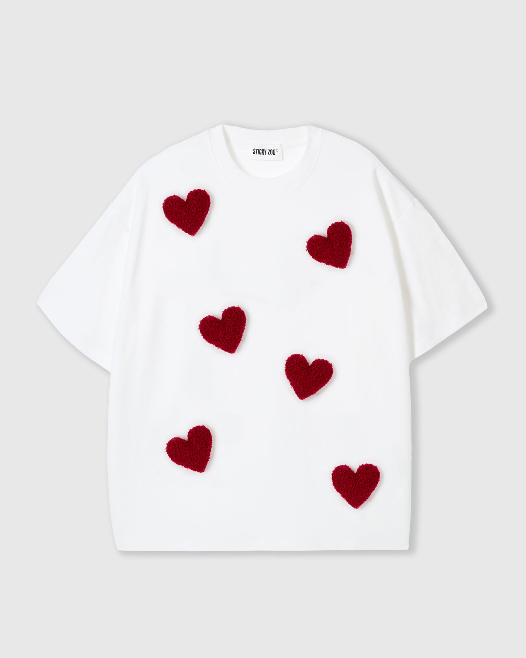Heart Tee gypsohila ホワイト GPSK-527 Cropped 
