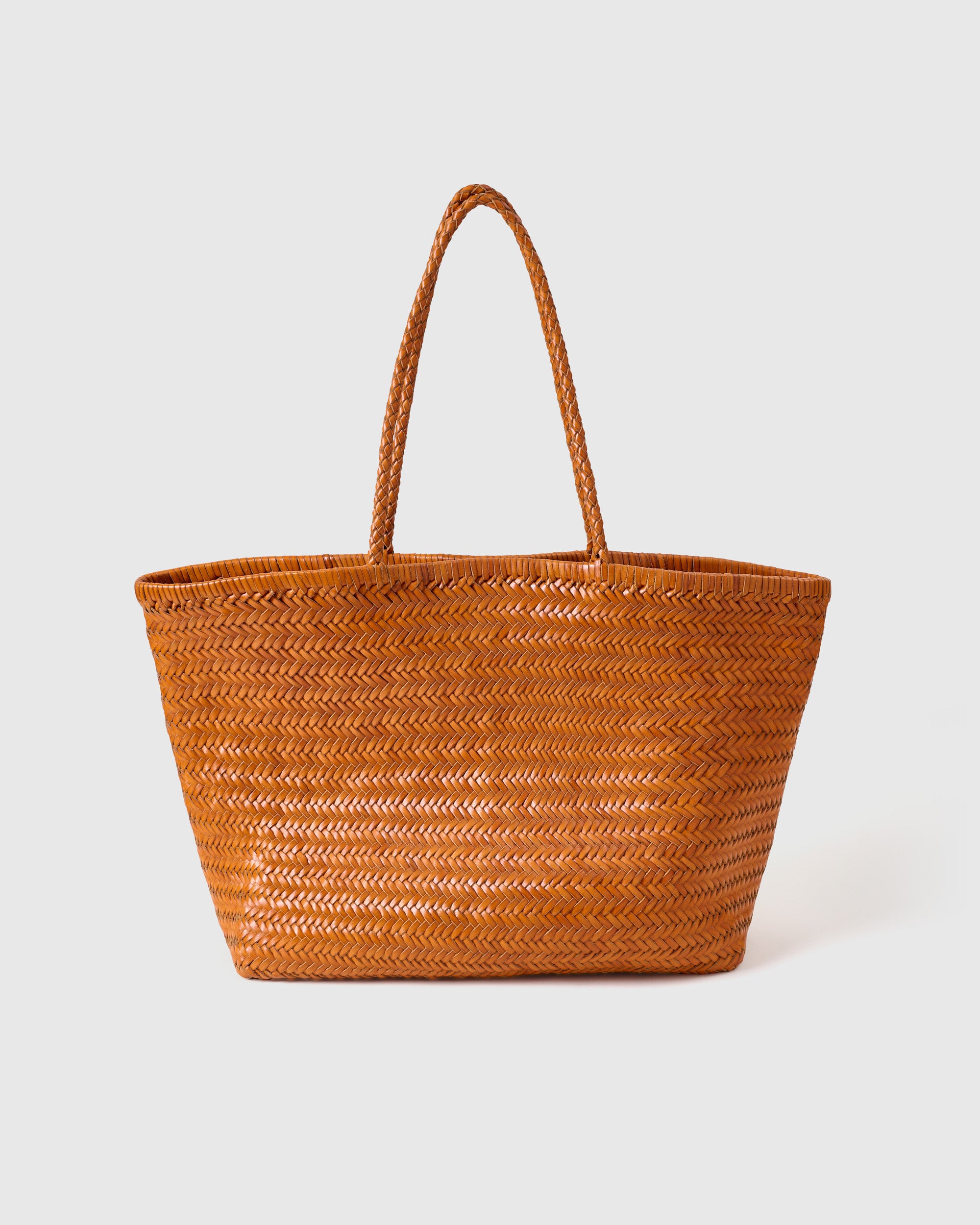 HANDMADE BRAIDED LEATHER SHOULDER BAG