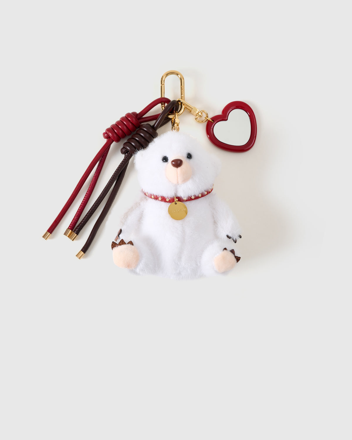 WHITE BEAR CHRISTMAS STACK CHARM
