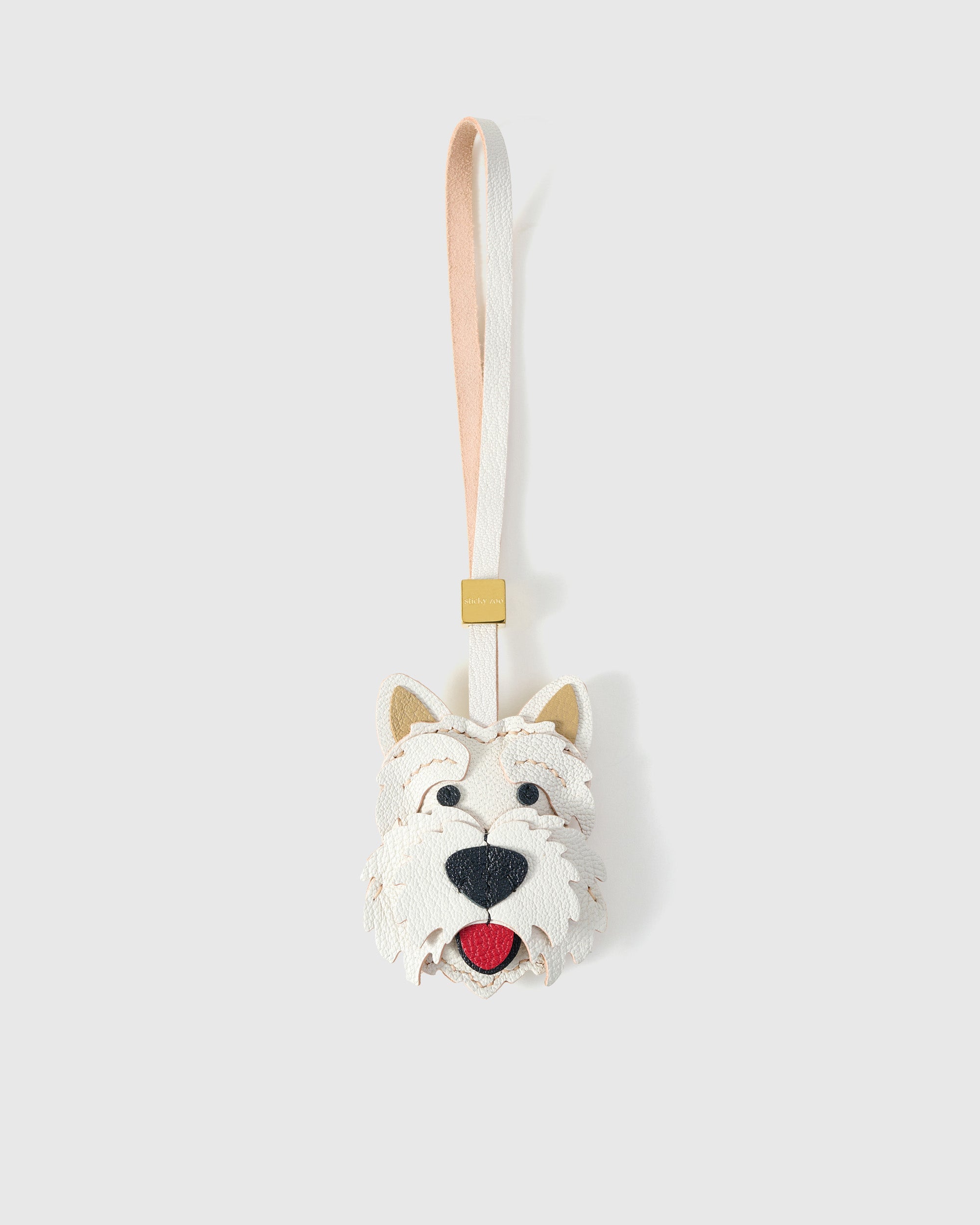 STICKY ZOO® – West Highland White Terrier Leather Bag Charm