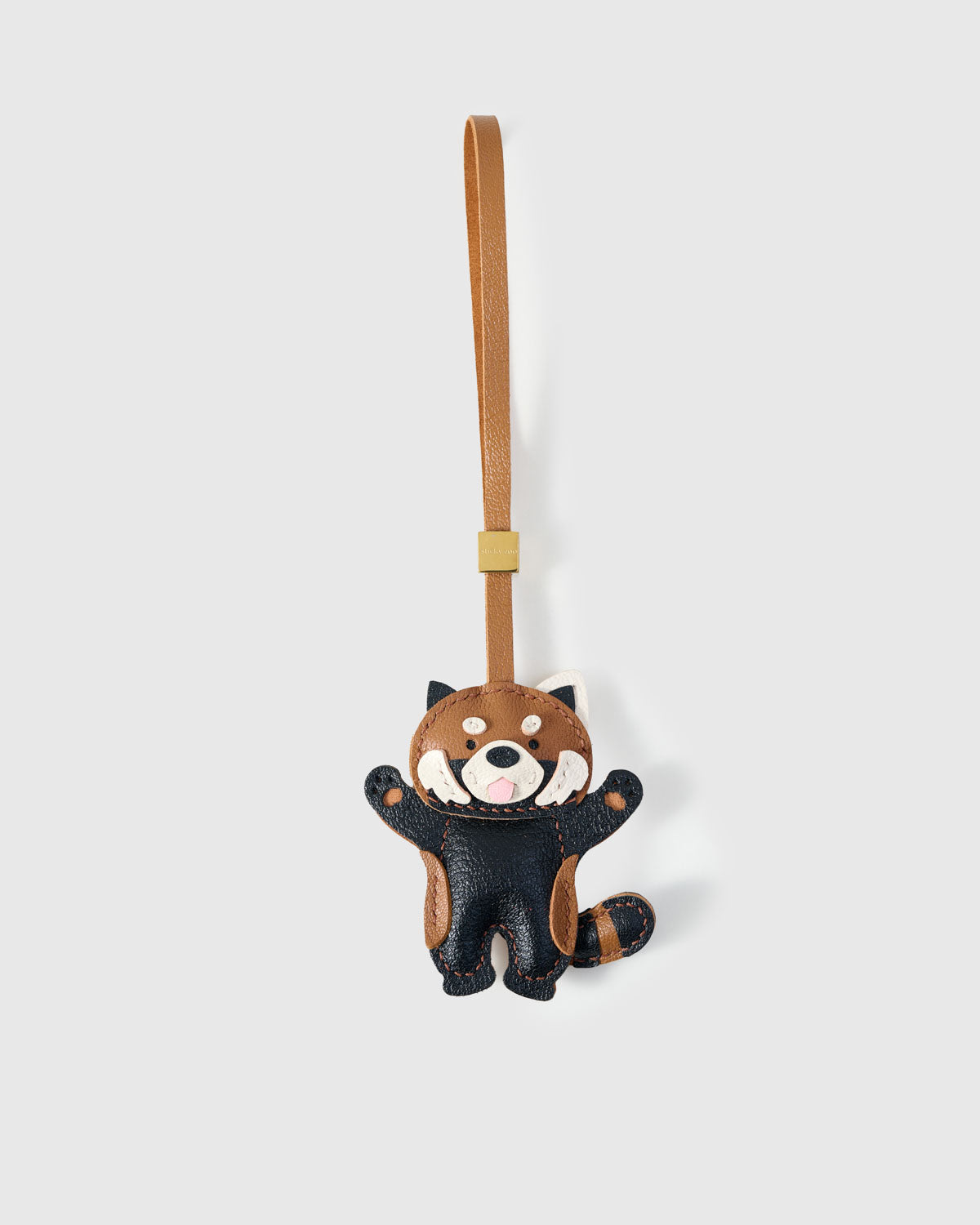 Red Panda Leather Charm — French Alran Handmade – STICKYZOO®