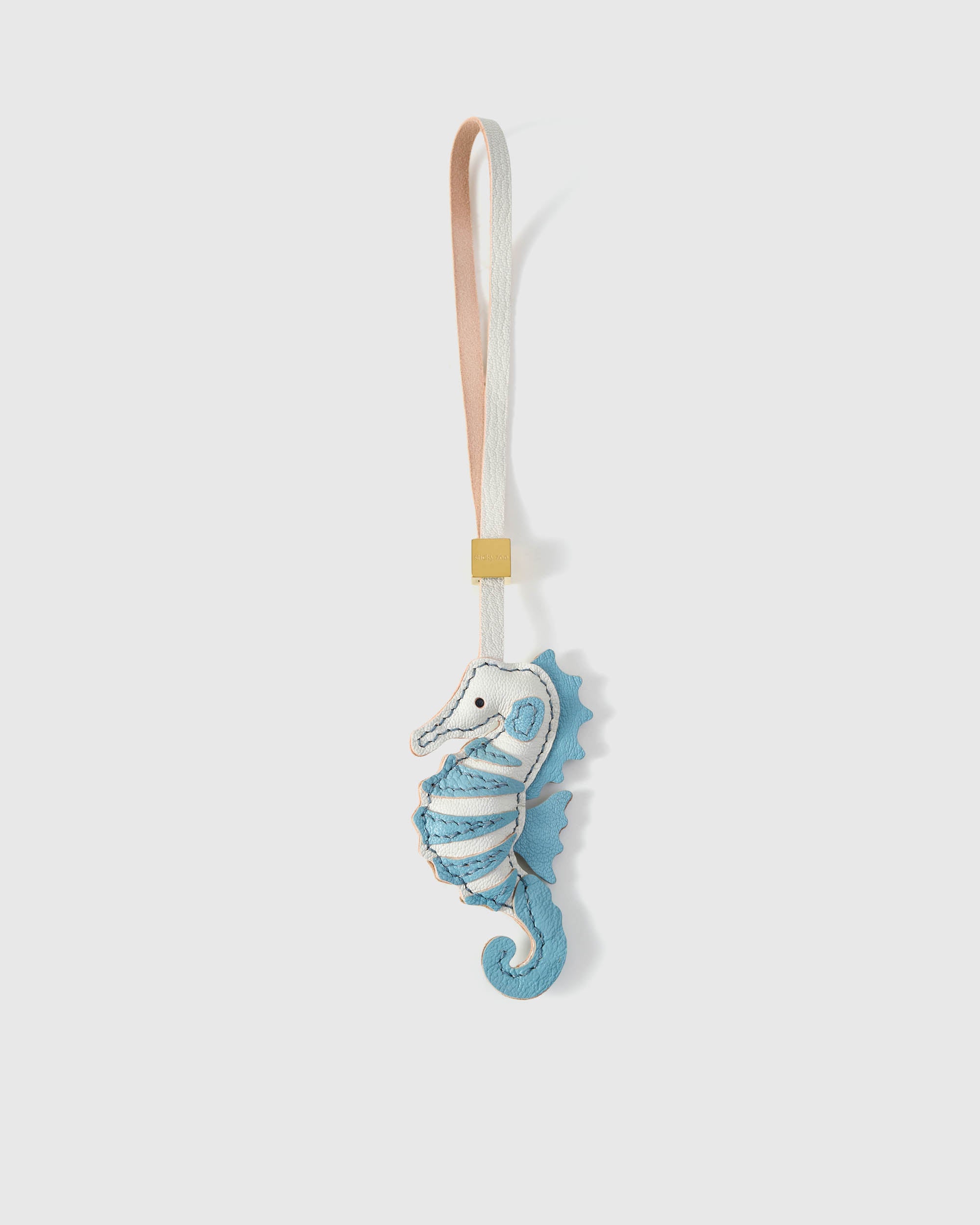 sticky zoo チャーム STICKY ZOO® – Seahorse Leather Bag Charm