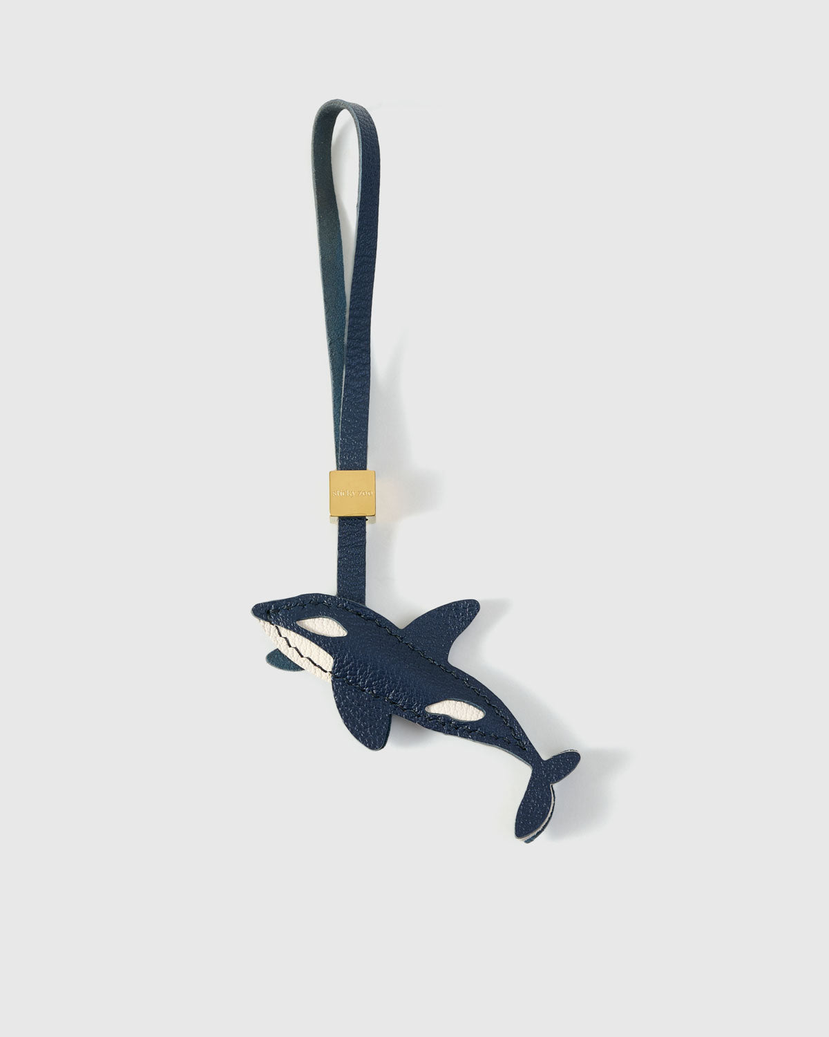 Orca Charm — Hand-Cut French Leather | STICKYZOO – STICKYZOO®