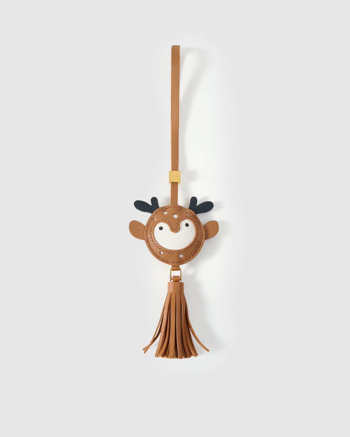 Deer Antler Leather Charm — Handmade French Goatskin – STICKYZOO®