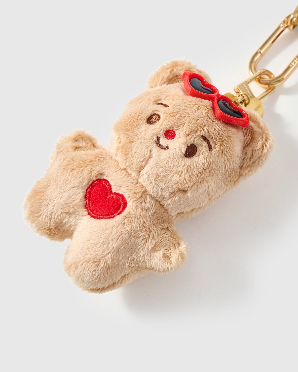 CHRISTMAS HEART TEDDY CHARM
