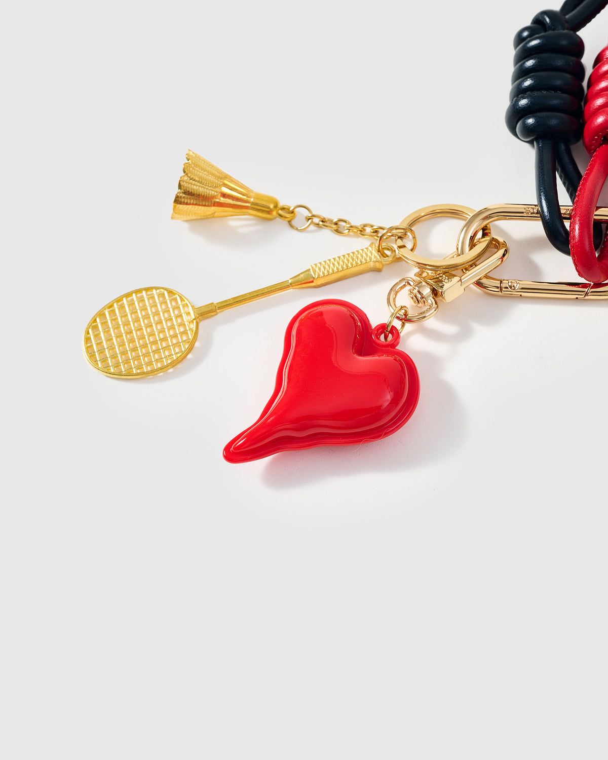 CHRISTMAS HEART TEDDY CHARM