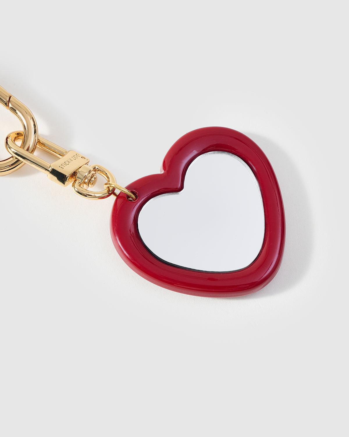 NOËL SANTA MIRROR STACK CHARM