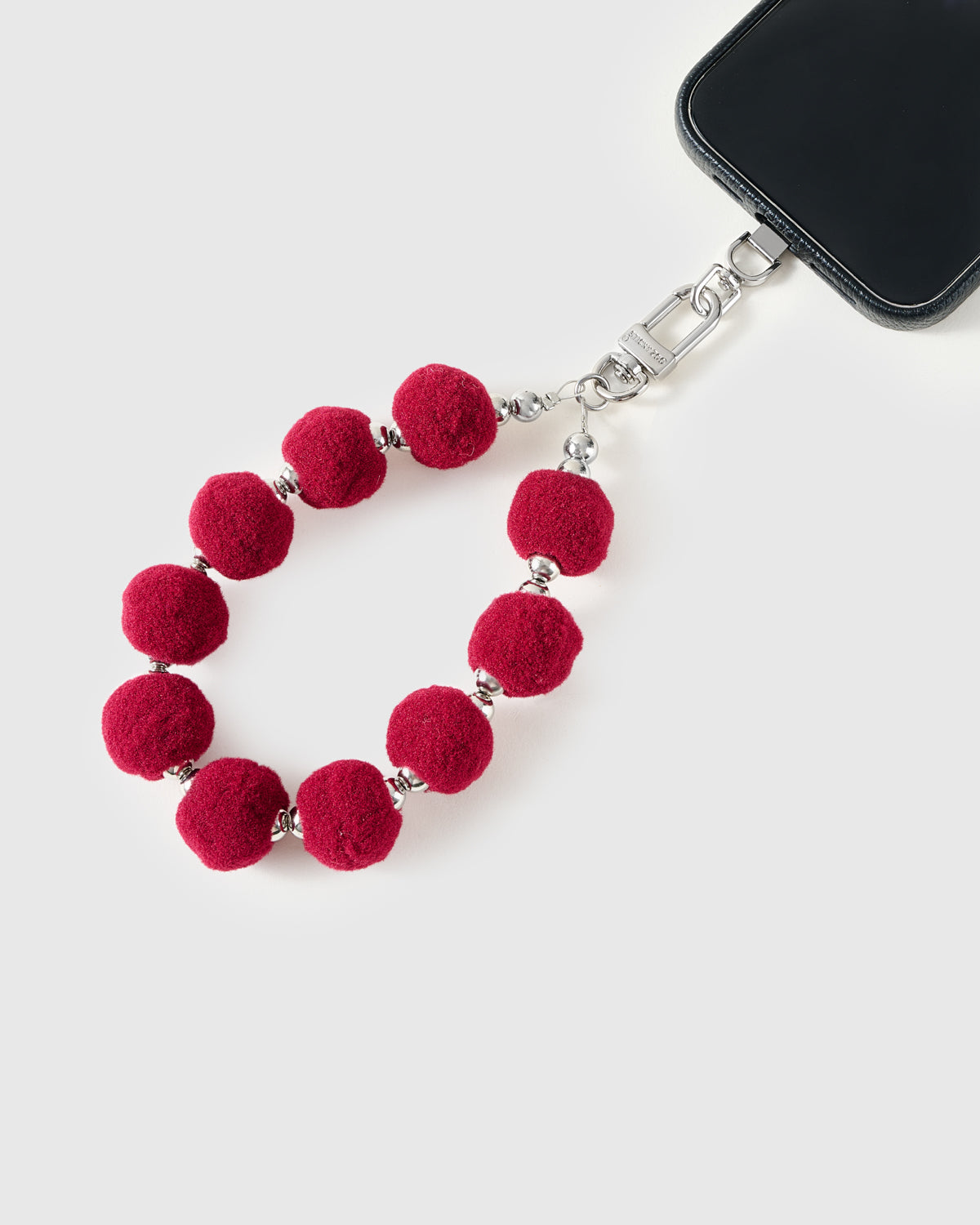 CHERRY VELVET CHARM CASE SET
