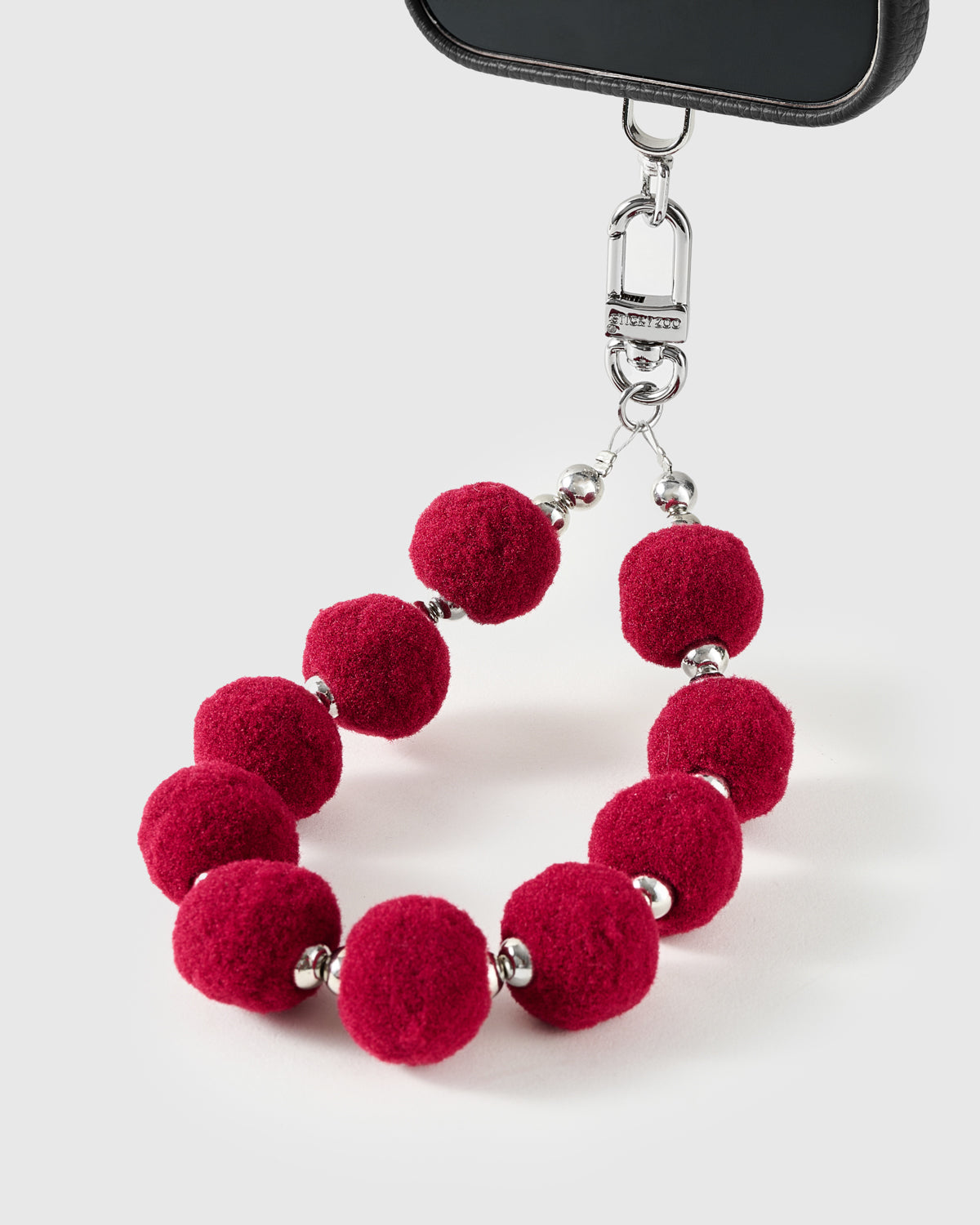 CHERRY VELVET CHARM CASE SET
