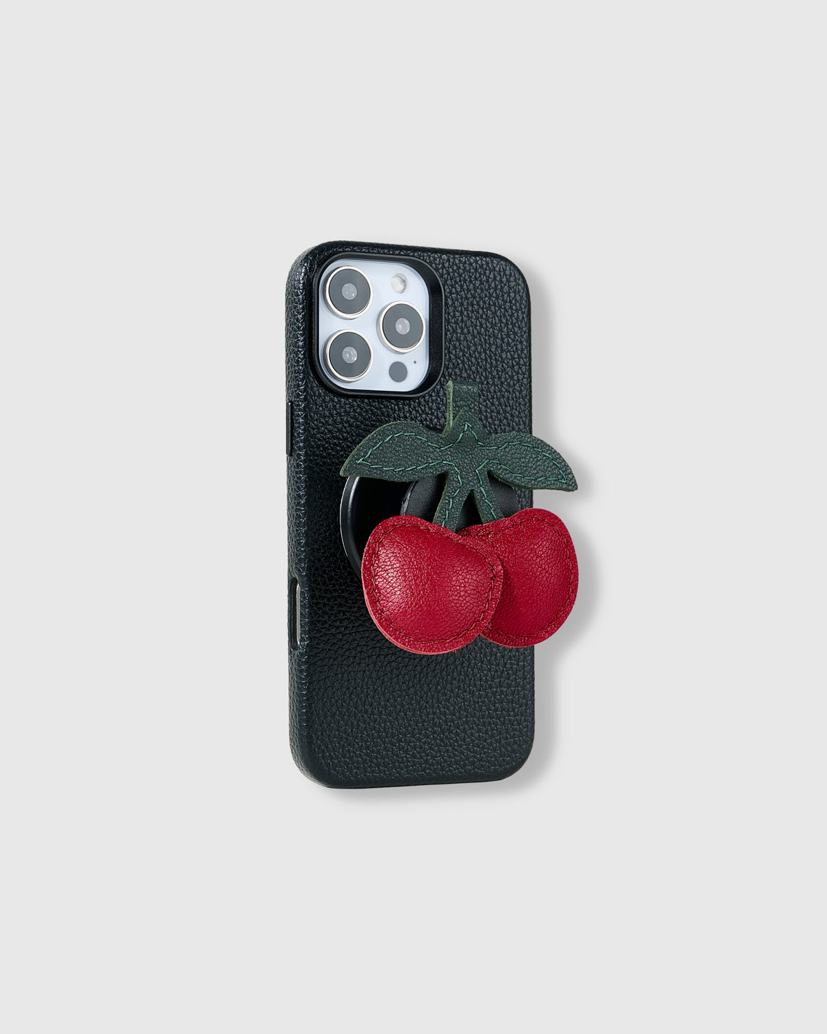 CHERRY VELVET CHARM CASE SET