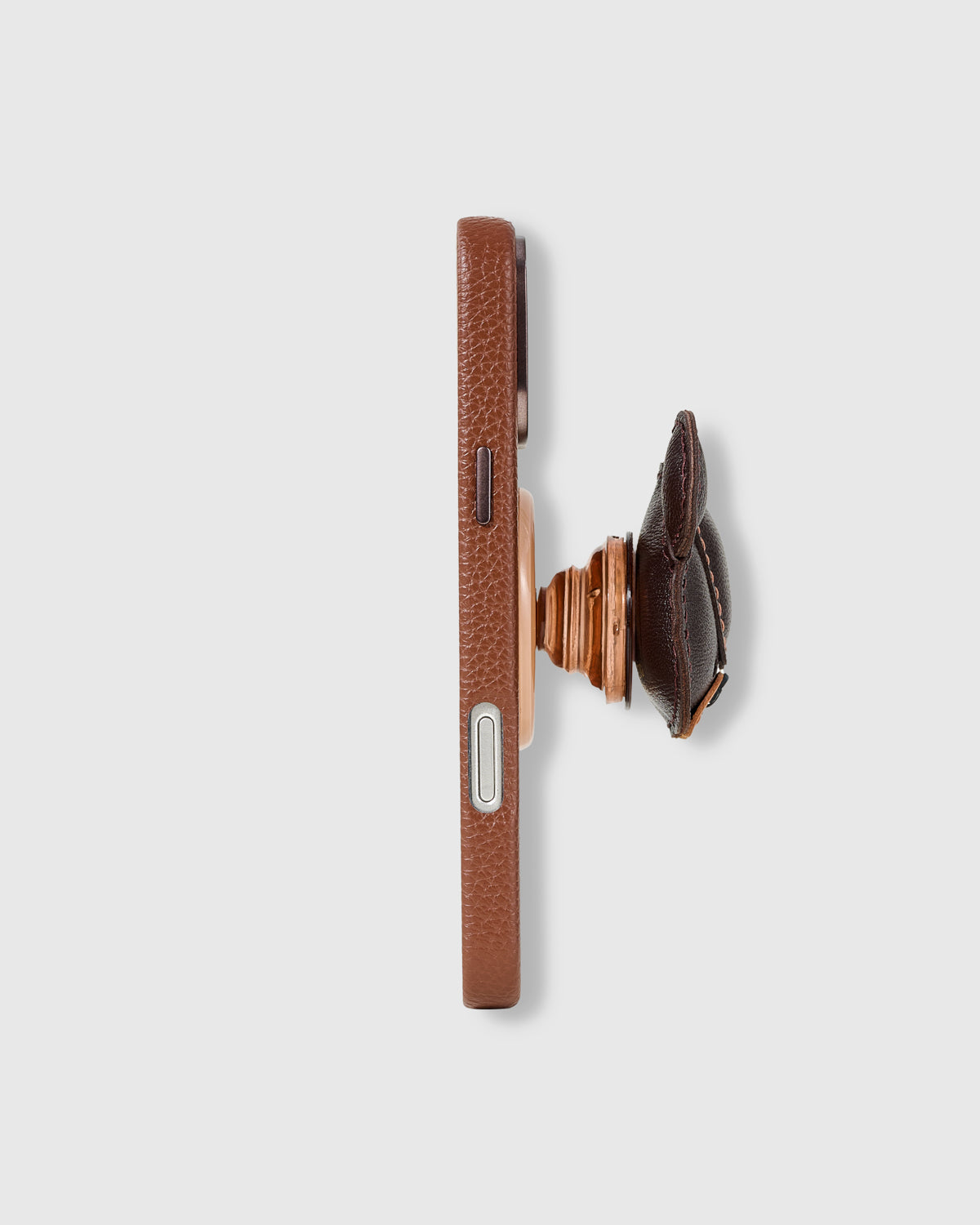 BROWN TEDDY BLOCK CHARM CASE SET
