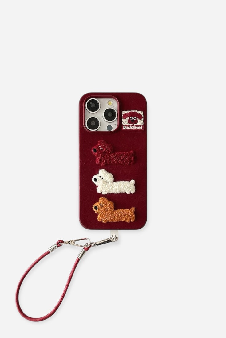 PUPPY PARADE PHONE CASE