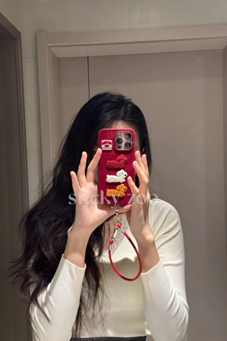 PUPPY PARADE PHONE CASE