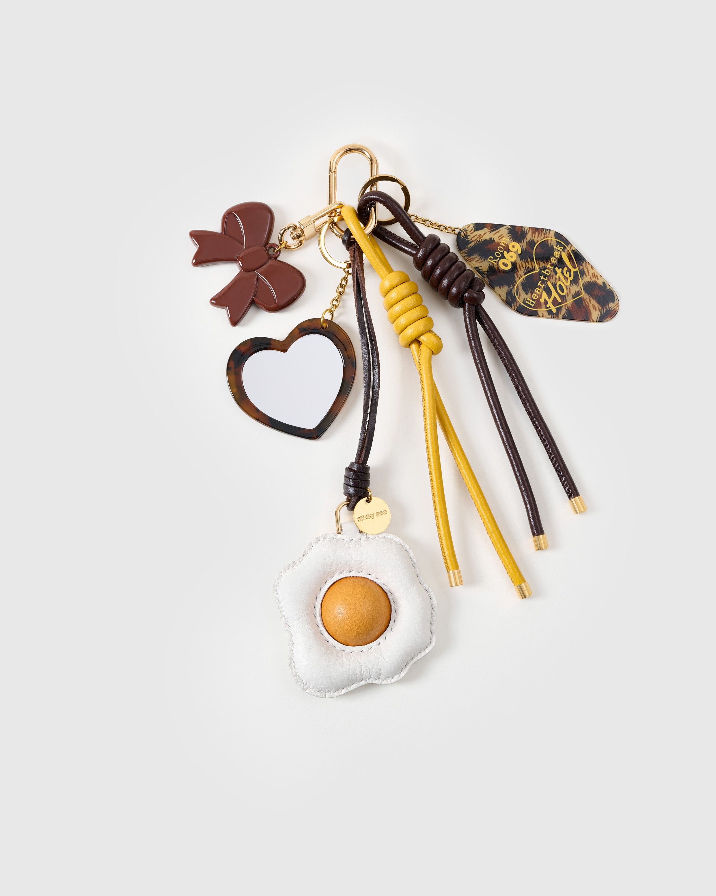 SUNNY-SIDE FRIED EGG STACK CHARM