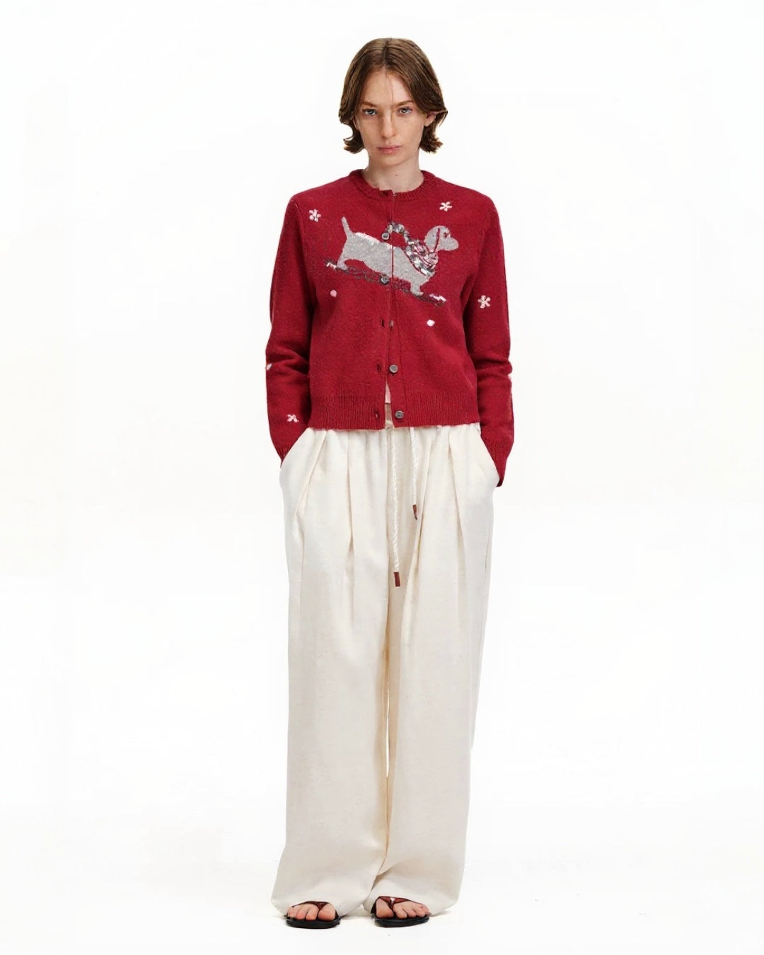 DACHSHUND HOLIDAY CARDIGAN