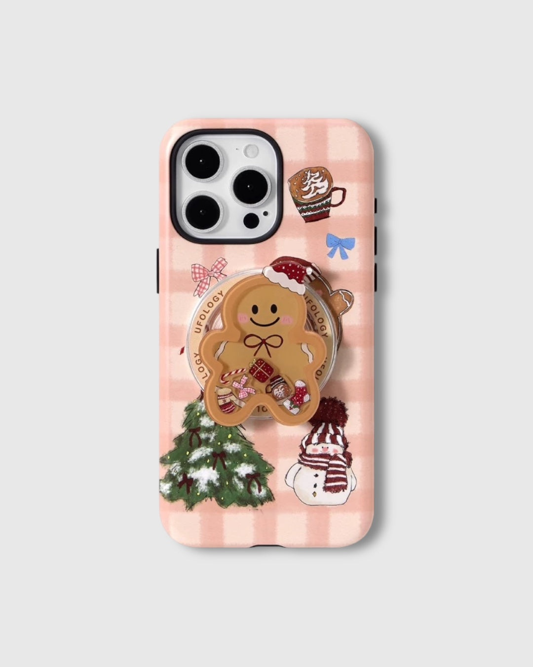 Sticky Zoo® – Gingerbread iPhone Case with MagSafe – Holiday