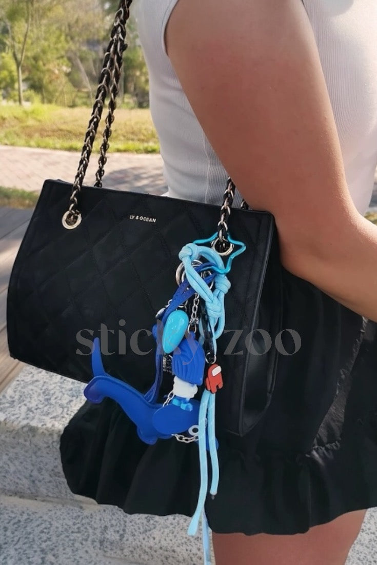 BLUE DACHSHUND CHARM
