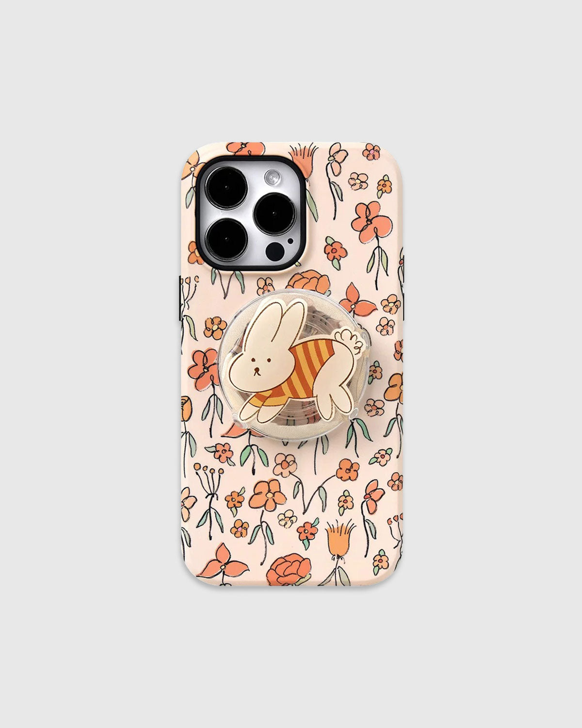 Autumn Bunny Floral Phone Case – Cute Bunny iPhone Case