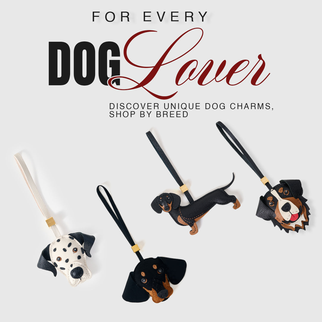 Leather Dog Charms