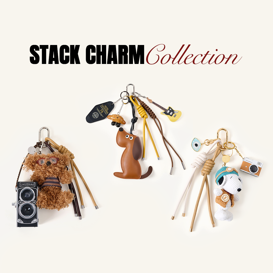 Sticky Zoo® Stack Charms – Bold Handmade Layered Bag Charms & Keychains ...