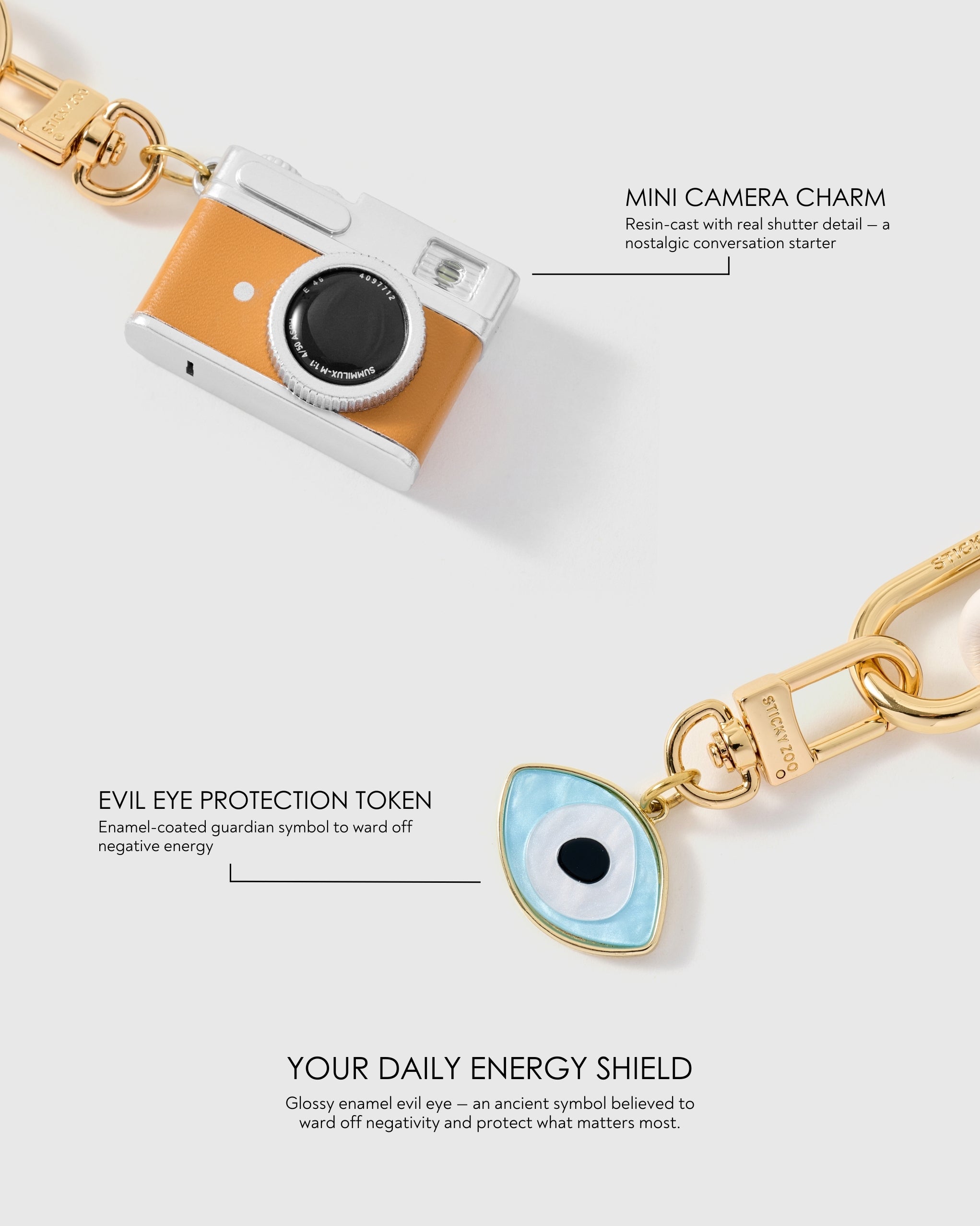 EVIL EYE STACK CHARM
