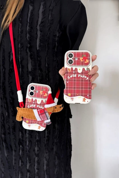 DACHSHUND PUPPY HOLIDAY CASE