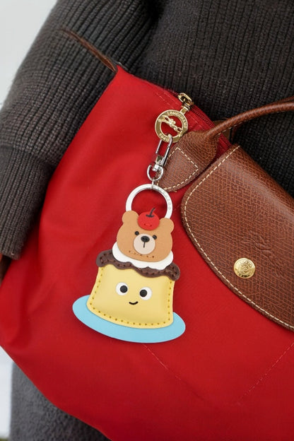 STRAWBERRY PUDDING BAG CHARM