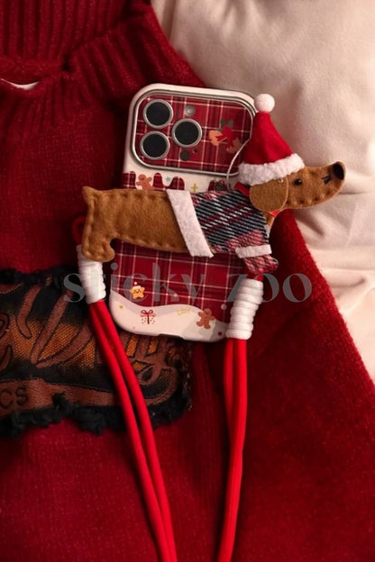 DACHSHUND PUPPY HOLIDAY CASE