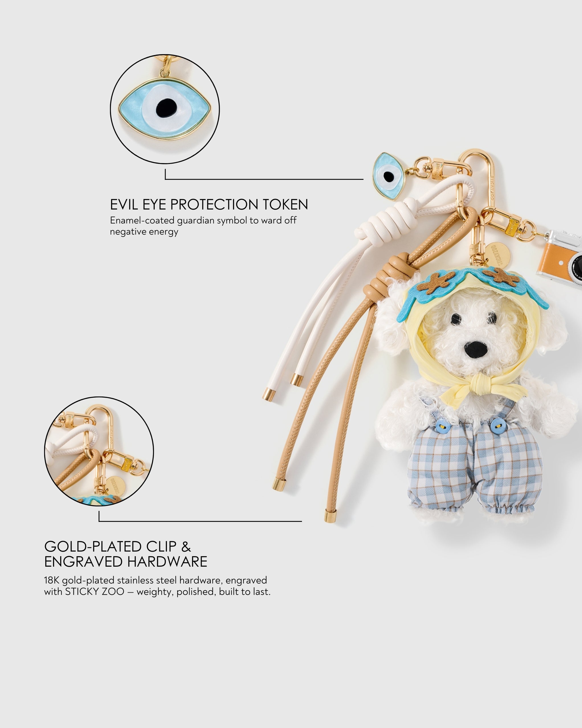 EVIL EYE STACK CHARM