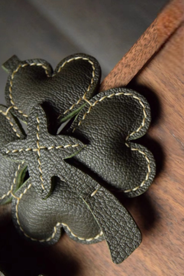 FOUR LEAF CLOVER BAG CHARM