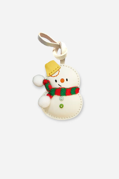 SNOWMAN BAG CHARM