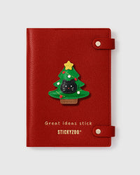 CHRISTMAS TREE CAT NOTEBOOK