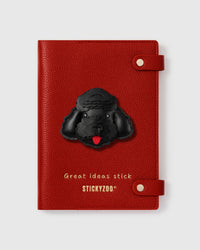 BLACK POODLE NOTEBOOK