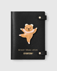 GINGHAM BALLERINA BEAR NOTEBOOK