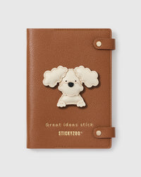CREAM POODLE NOTEBOOK