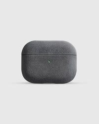 Alcantara AirPods Pro Case in charcoal Italian microfiber suede