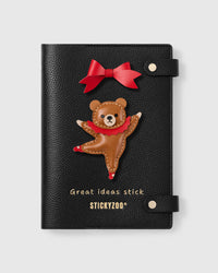 RED BALLERINA BEAR NOTEBOOK