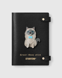 GREY RAGDOLL CAT NOTEBOOK
