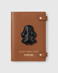 BLACK POODLE NOTEBOOK