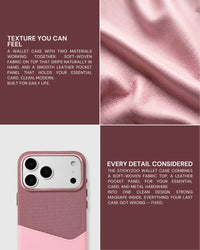 PORTEMONNEE TELEFOONHOESJE — ROZE