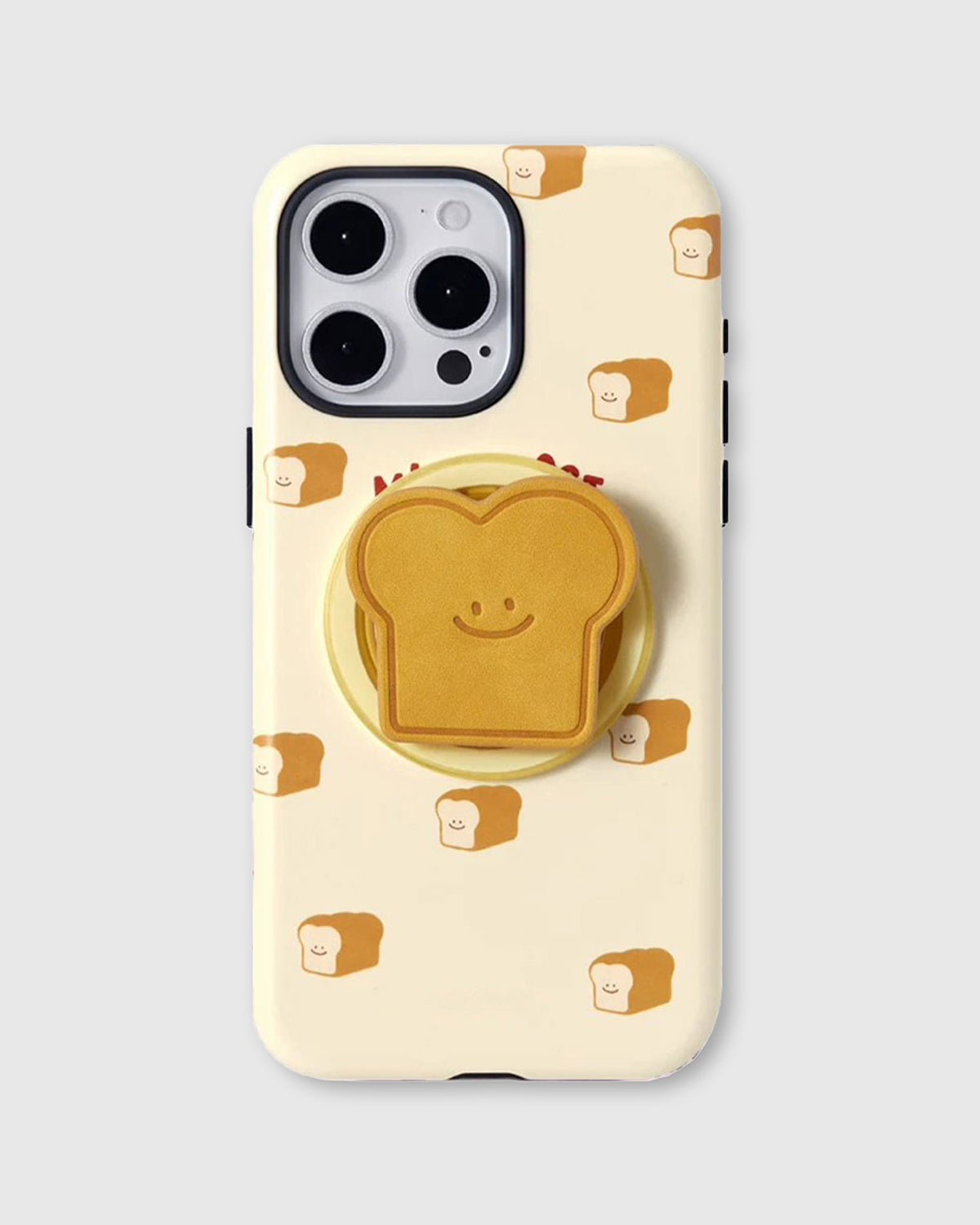 CUSTODIA PER TELEFONO CON FETTA DI PANE SORRIDENTE