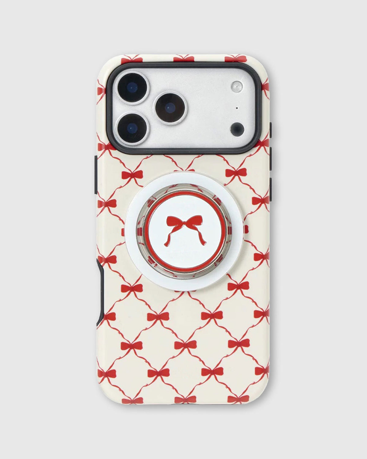 RED BOW LATTICE PHONE CASE