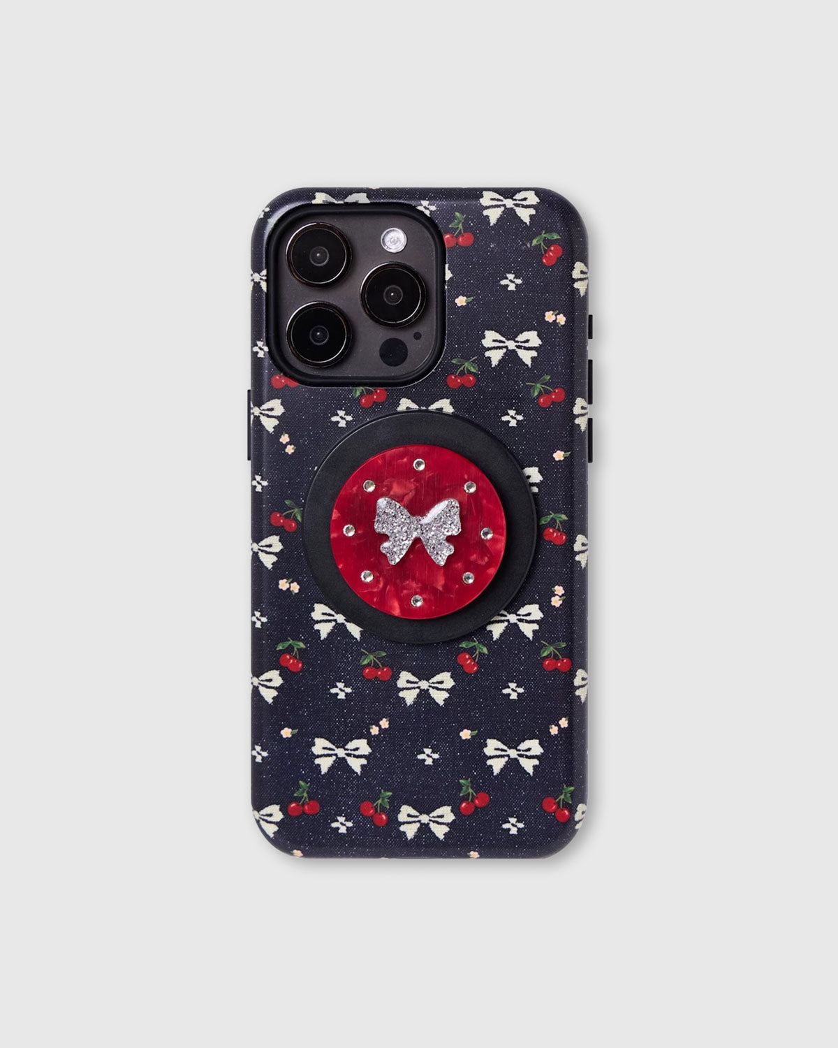 CHERRY BOW NIGHT PHONE CASE