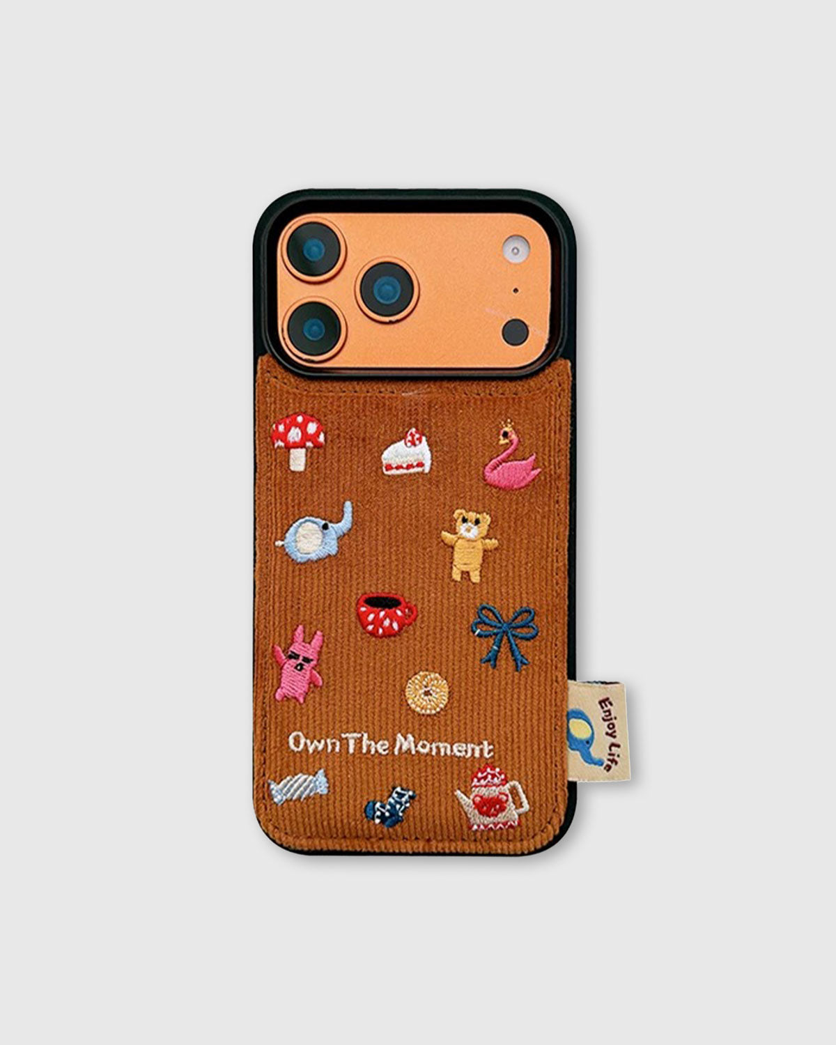 EMBROIDERED MOMENTS WALLET PHONE CASE
