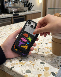 SAMPUL DOMPET TELEFON KUCING WARNA-WARNI