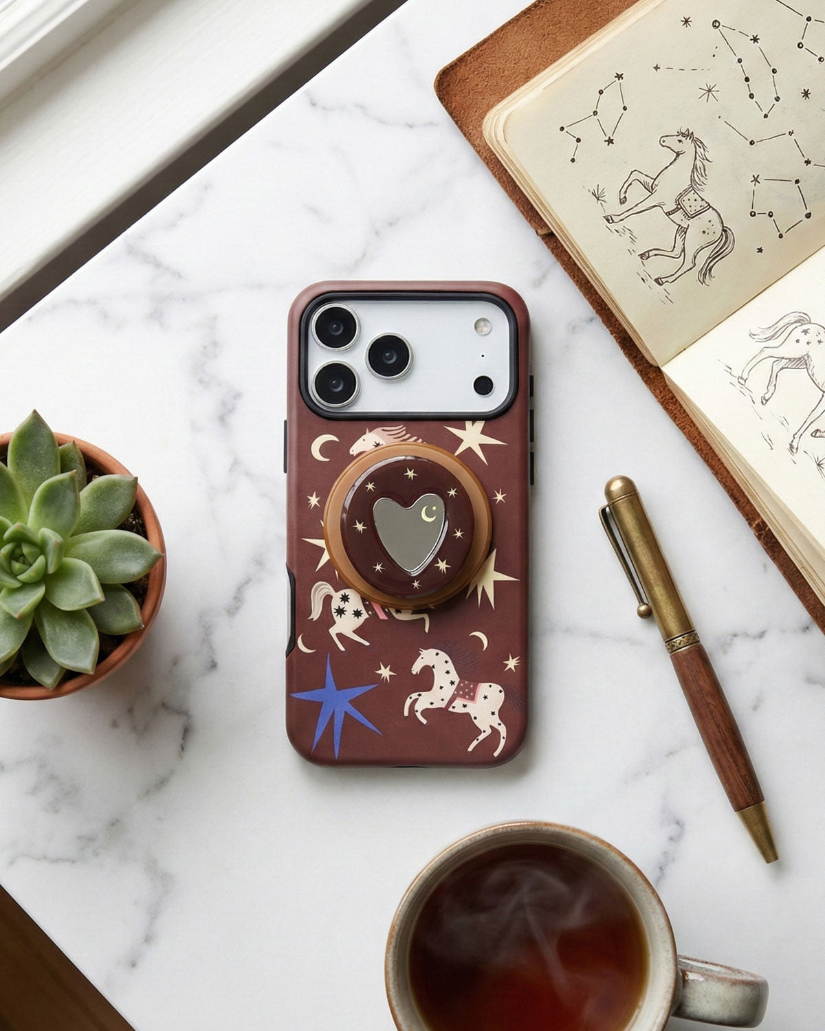 sticky zoo ブラウン iPhone用ケース Sticky Zoo® Phone Cases – Trendy Animal-Themed Cases with Puppies