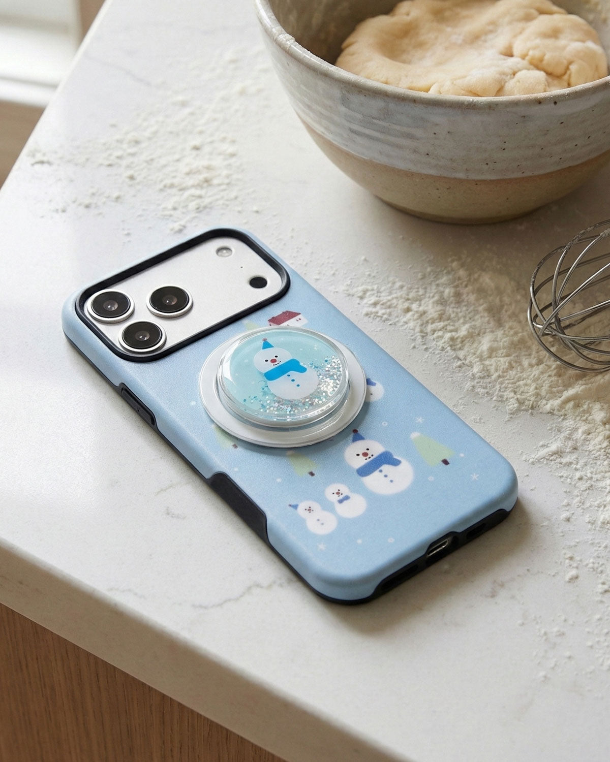 OBAL NA TELEFON SNĚHULÁK NA SNĚHOVÝ DEN